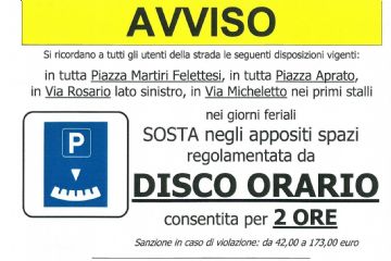 Avviso - Zone Disco Orario