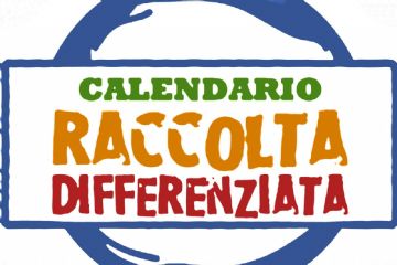 Calendario settimanale raccolta differenziata