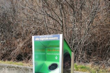 Raccolta oli domestici - spostamento punto raccolta